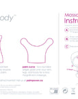 PalmBody Massager Heads - Pink (For use with PalmPower) - K. P.