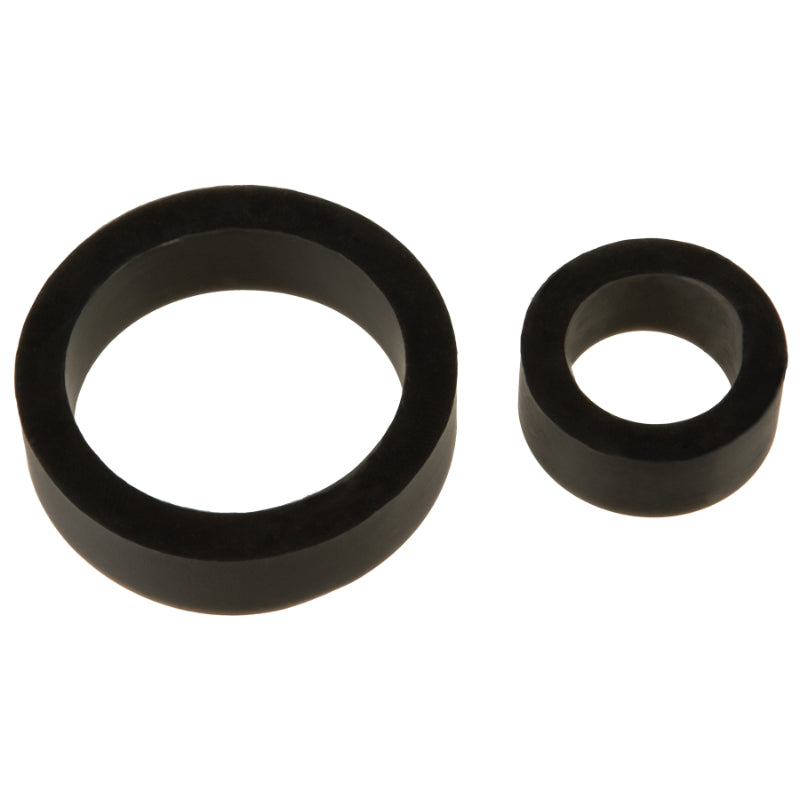 TitanMen - Silicone Cock Rings Double Pack - Black - K. P.