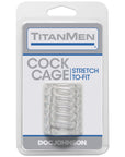 TitanMen - Cock Cage - Clear - K. P.