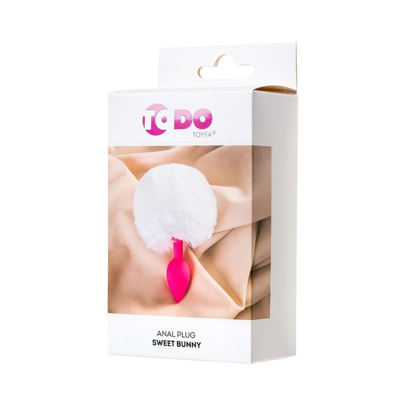 ToDo - Sweet Bunny Anal Plug - White/Pink - K. P.