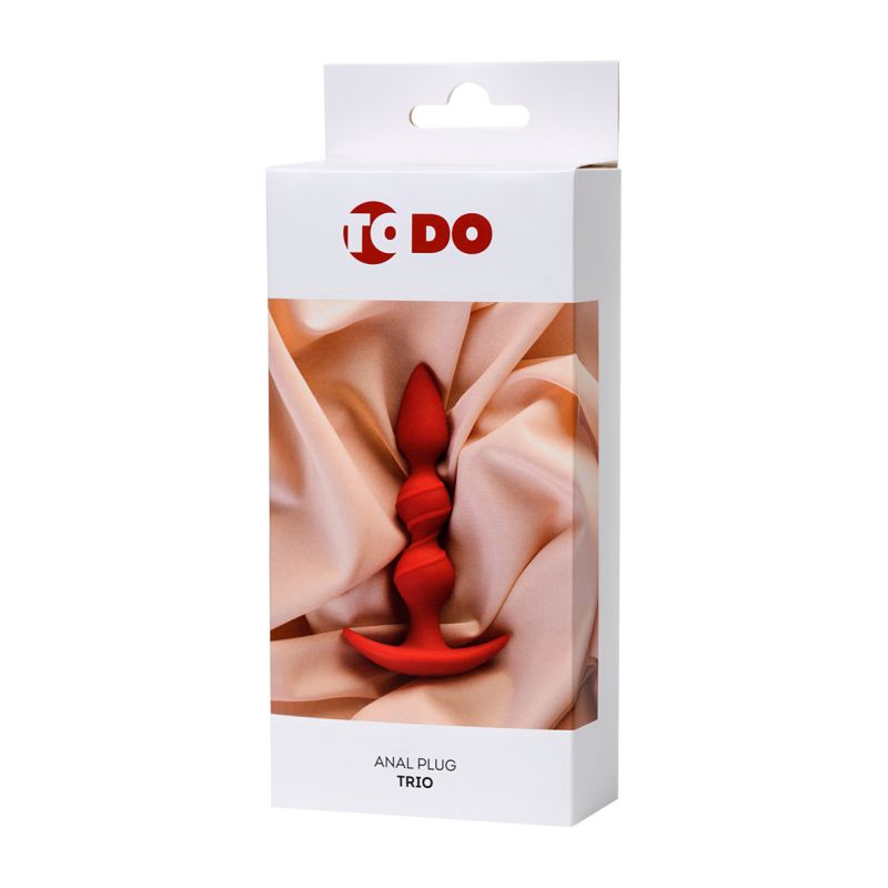 ToDo - Anal Plug Trio - Red - K. P.