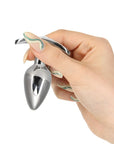 Pillow Talk - Sneaky Luxurious Stainless Steel Anal Plug wtih Swarovski Crystal - K. P.