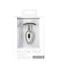 Pillow Talk - Sneaky Luxurious Stainless Steel Anal Plug wtih Swarovski Crystal - K. P.