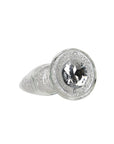 Pillow Talk - Fancy Luxurious Glass Anal Plug with Clear Gem - K. P.