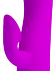 Rabbit Vibrator w/ Suction - Purple - K. P.