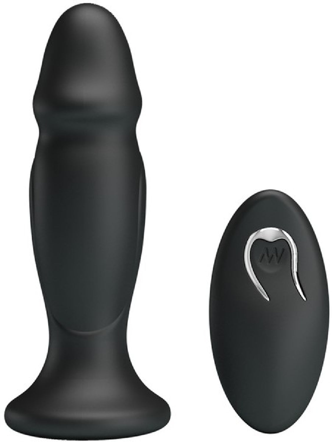 Mr. Play - Powerful Vibrating Anal Plug - Black - K. P.