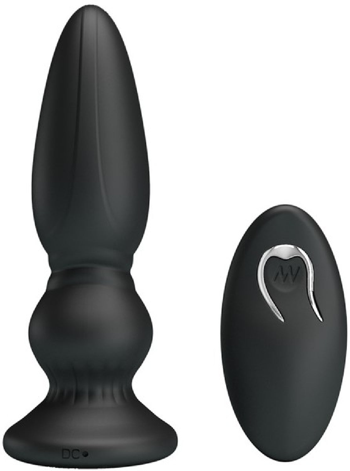 Mr. Play - Powerful Vibrating Anal Plug - Black - K. P.