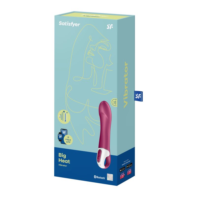 Warming Connect App G-Spot Vibrator - Big Heat - Plum - K. P.