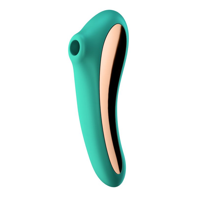 Air Pulse & Vibrator - Dual Kiss - Green - K. P.