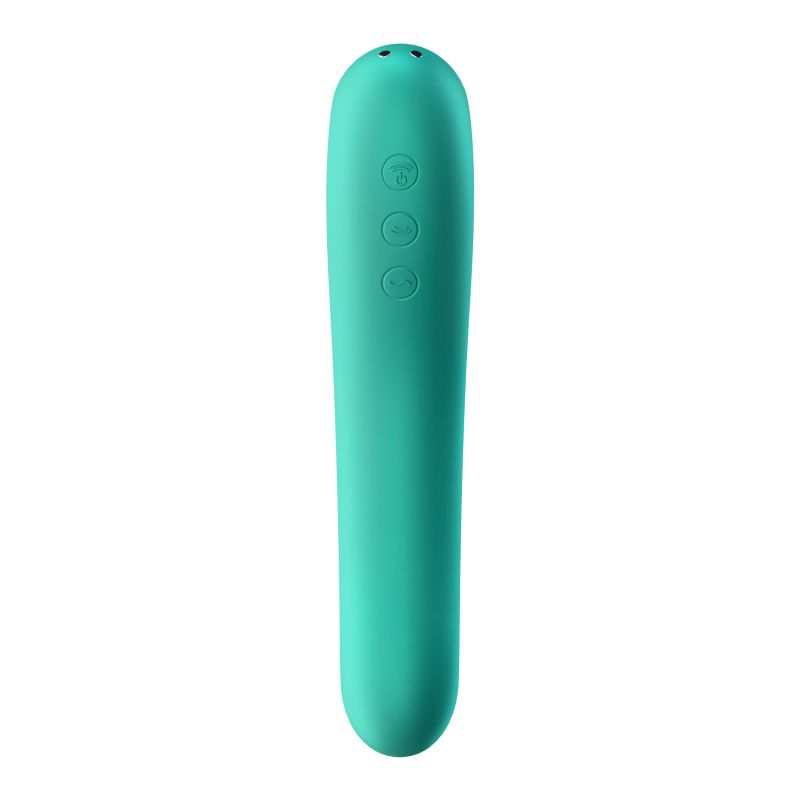 Air Pulse & Vibrator - Dual Kiss - Green - K. P.