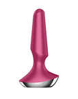 Connect App Plug Vibrator - Plug-Ilicious 2 - Berry - K. P.