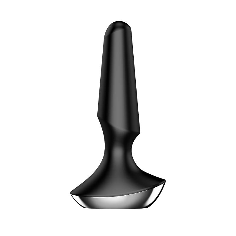 Connect App Plug Vibrator - Plug-Ilicious 2 - Black - K. P.