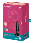 Connect App Plug Vibrator - Plug-Ilicious 2 - Black - K. P.