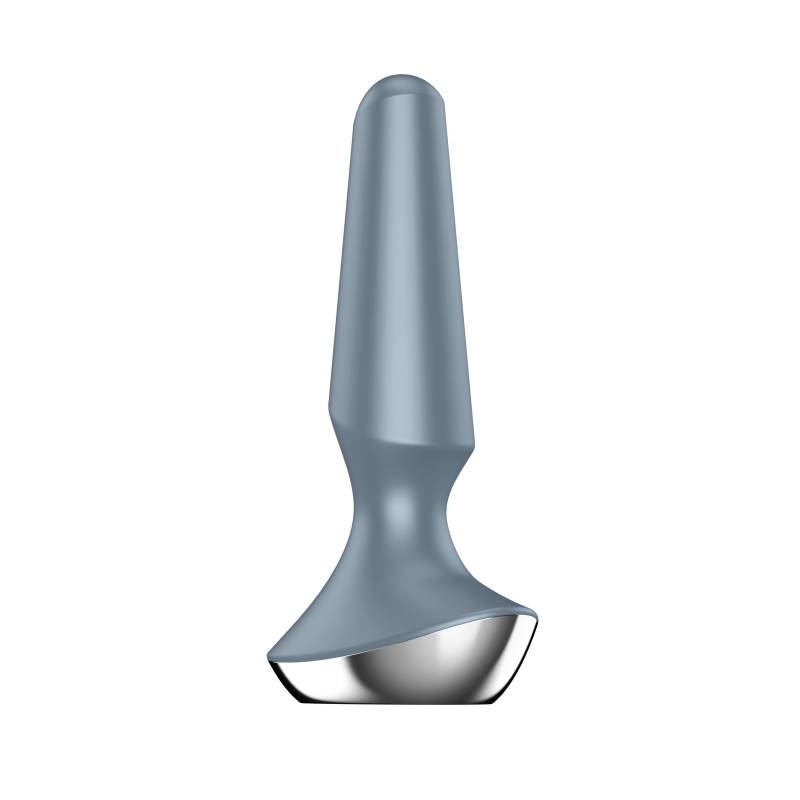 Connect App Plug Vibrator - Plug-Ilicious 2 - Ice Blue - K. P.
