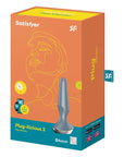 Connect App Plug Vibrator - Plug-Ilicious 2 - Ice Blue - K. P.