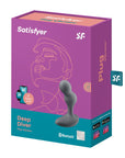 Vibrating Connect App Anal Plug - Deep Diver - Grey - K. P.