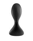 Vibrating Connect App Anal Plug - Trendsetter - Black - K. P.