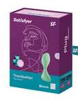 Vibrating Connect App Anal Plug - Trendsetter - Light Green - K. P.