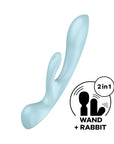 Hybrid Vibrator - Triple Oh - Light Blue - K. P.