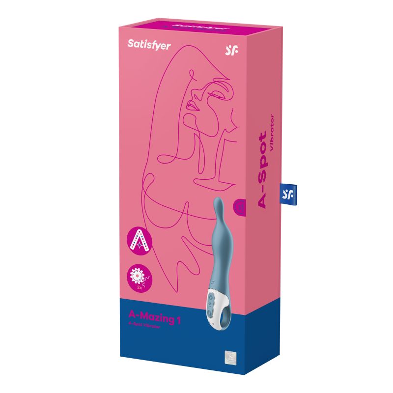 A-mazing 1 Vibrator - Blue - K. P.