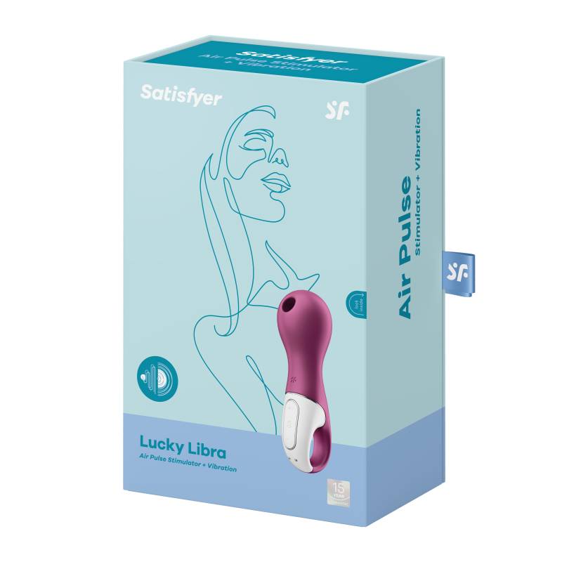 Air Wave Clitoral Stimulator - Lucky Libra - Raspberry - K. P.