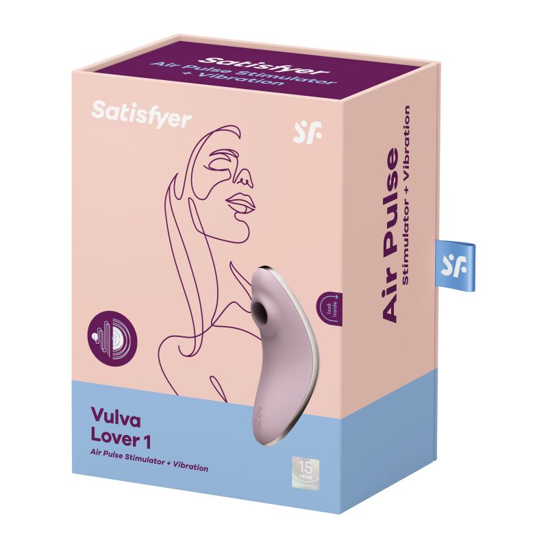 Air Pulse Lay On Stimulator - Vulva Lover 1 - Violet - K. P.