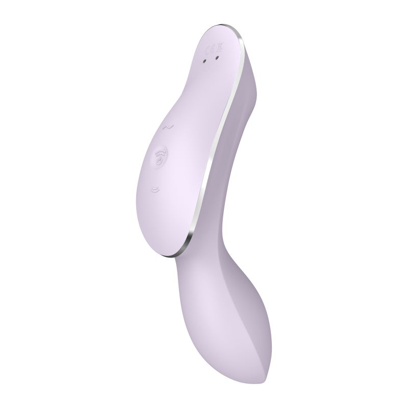 Insertable Air Pulse Vibrator - Curvy Trinity 2 - Violet - K. P.