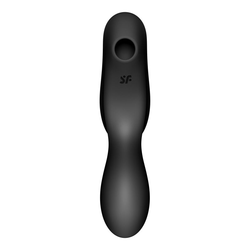 Insertable Air Pulse Vibrator - Curvy Trinity 2 - Black - K. P.