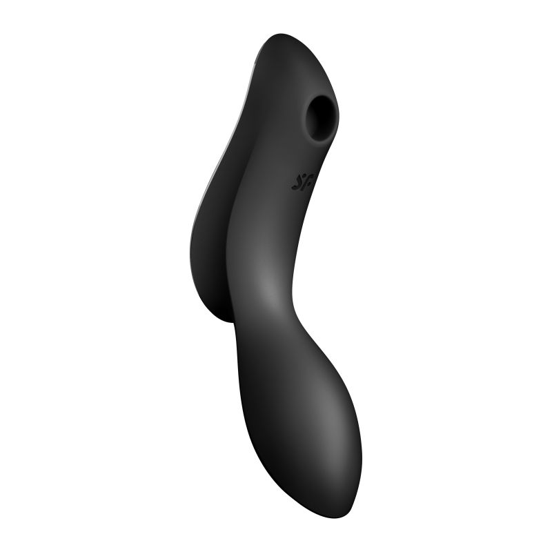 Insertable Air Pulse Vibrator - Curvy Trinity 2 - Black - K. P.