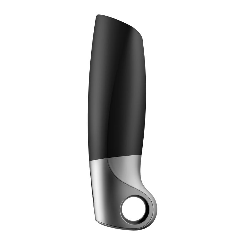 Connect App Power Masturbator - Black/Silver - K. P.