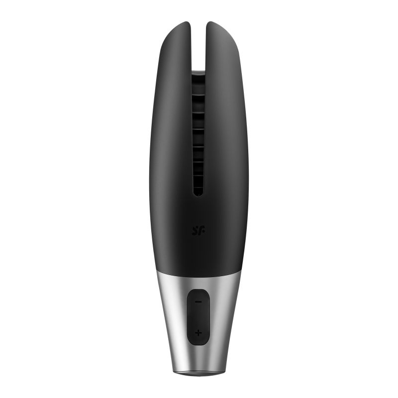 Connect App Power Masturbator - Black/Silver - K. P.
