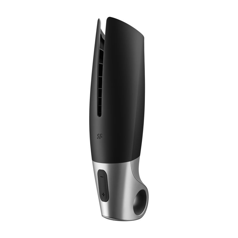 Connect App Power Masturbator - Black/Silver - K. P.