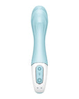 Inflatable G-Spot Vibrator - Air Pump Vibrator 5+ - Blue - K. P.