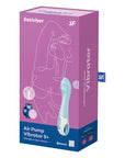 Inflatable G-Spot Vibrator - Air Pump Vibrator 5+ - Blue - K. P.