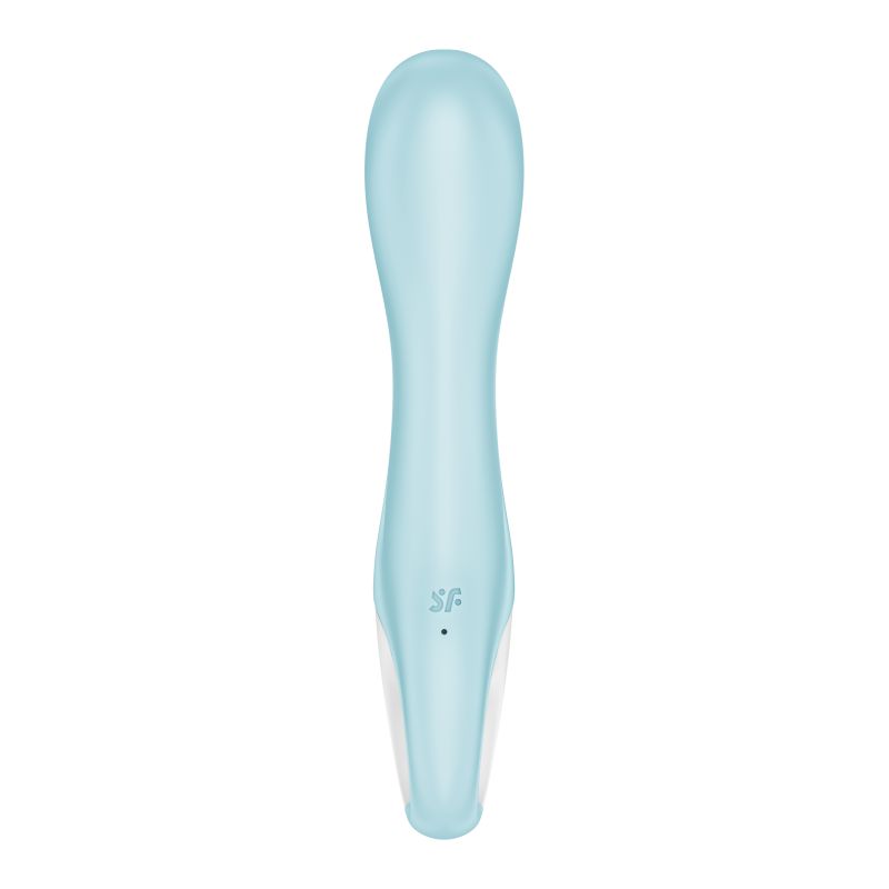 Inflatable G-Spot Vibrator - Air Pump Vibrator 5+ - Blue - K. P.