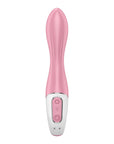 Inflatable G-Spot Vibe - Air Pump Vibrator 2 - Light Red - K. P.