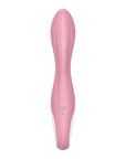 Inflatable G-Spot Vibe - Air Pump Vibrator 2 - Light Red - K. P.