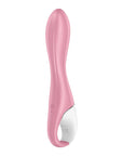 Inflatable G-Spot Vibe - Air Pump Vibrator 2 - Light Red - K. P.