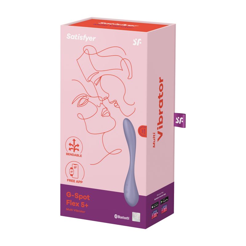 Connect App Multi-Vibrator - G-Spot Flex 5+ - Lilac - K. P.