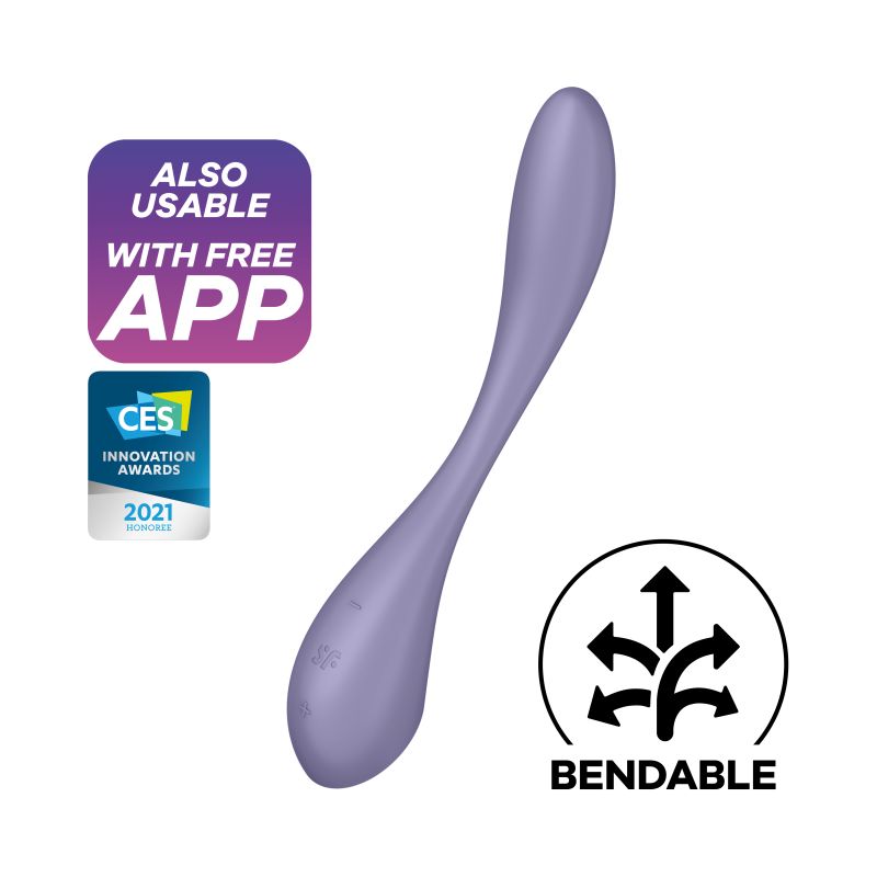 Connect App Multi-Vibrator - G-Spot Flex 5+ - Lilac - K. P.