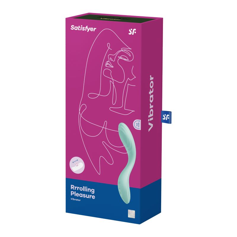 G-Spot Vibrator - Rrrolling Pleasure - Light Green - K. P.