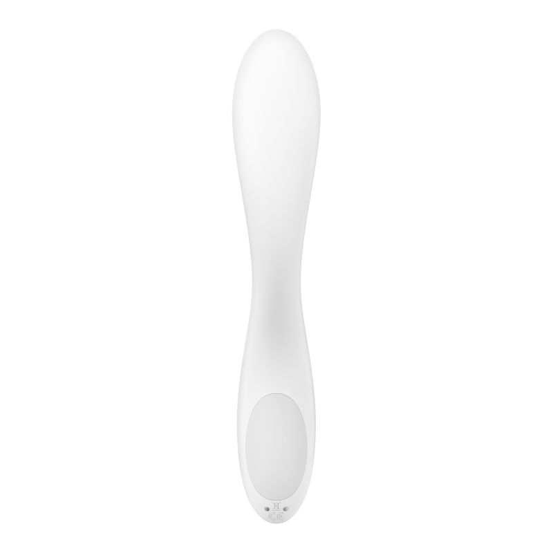G-Spot Vibrator - Rrrolling Pleasure - White - K. P.