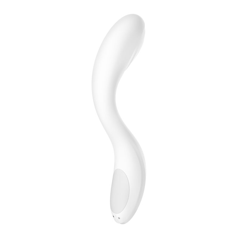 G-Spot Vibrator - Rrrolling Pleasure - White - K. P.