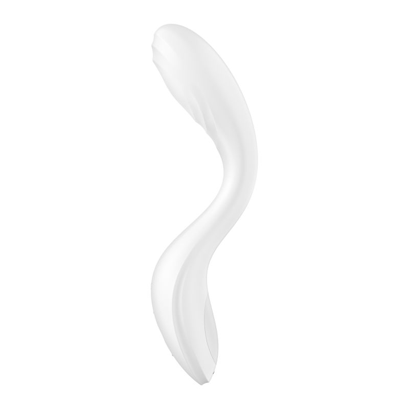 G-Spot Vibrator - Rrrolling Pleasure - White - K. P.