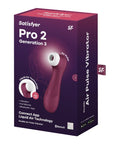 Pro 2 Gen 3 with Liquid Air Vibration and Bluetooth - Wine Red - K. P.