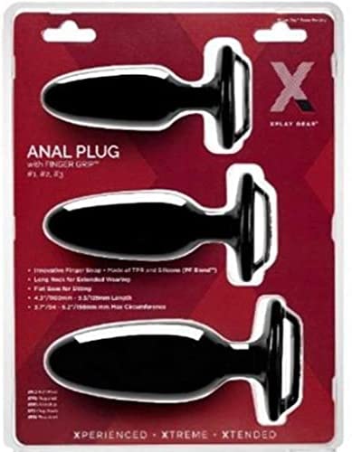 XPlay Gear - Finger Grip Plug Starter Kit - Black - K. P.