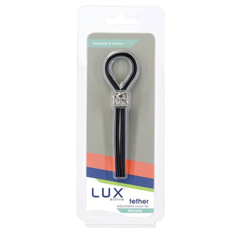 LUX Active - Tether Adjustable Cock Tie - Black - K. P.