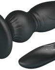 Mr. Play - Powerful Vibrating Anal Plug - Black - K. P.