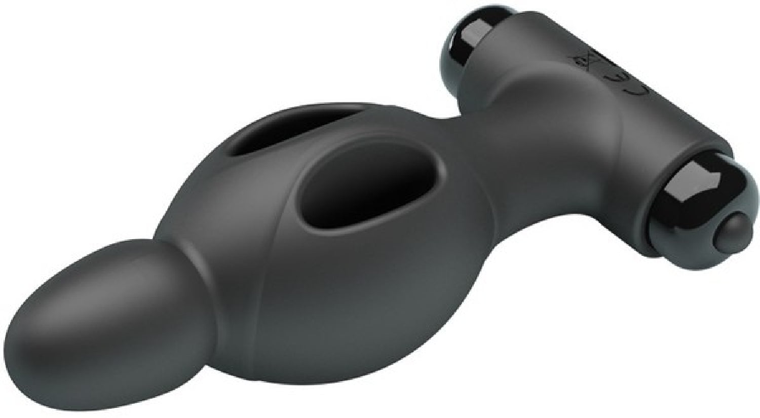 Mr. Play - Silicone Vibrating Anal Plug - Black - K. P.