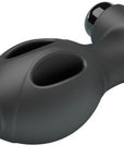 Mr. Play - Silicone Vibrating Anal Plug - Black - K. P.